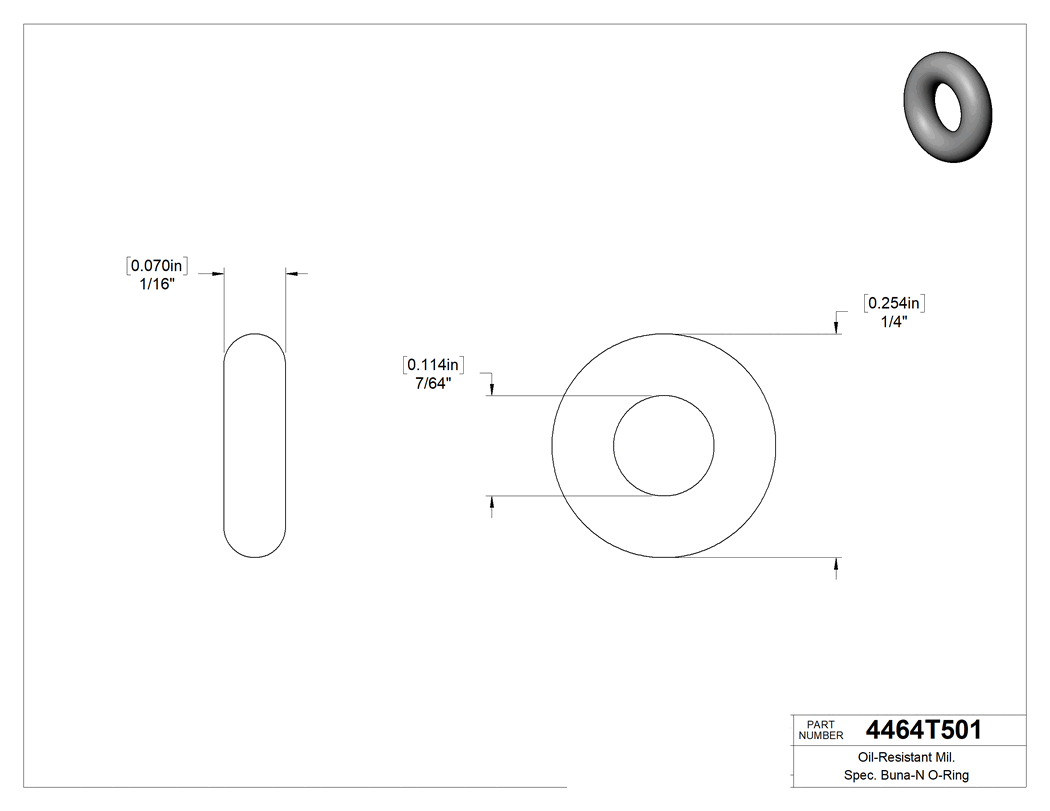 Technical drawing - 4464T501